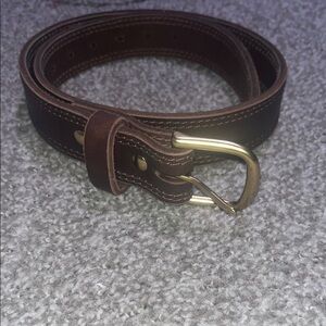 LEATHER BELT NEVER WORN!